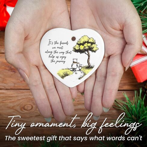 Christmas Friendship Gifts for Women Friends - Christmas Ornaments 2025 - BFF Bestie Birthday Gifts for Women Friendship, Friend Gift for Friends Female, Friend Ornament for Xmas Decorations in Saudi Arabia