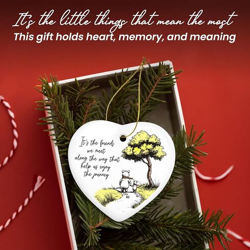 Christmas Friendship Gifts for Women Friends - Christmas Ornaments 2025 - BFF Bestie Birthday Gifts for Women Friendship, Friend Gift for Friends Female, Friend Ornament for Xmas Decorations in Saudi Arabia