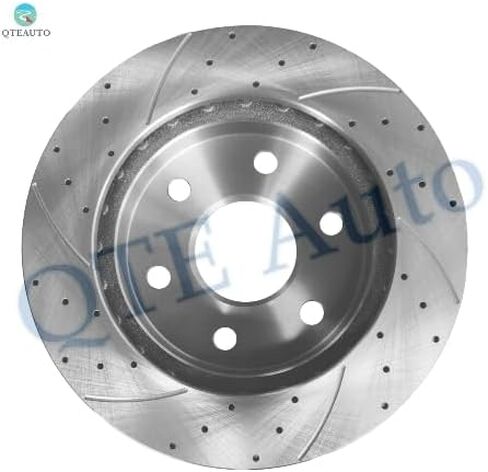 PM Auto Set of 4 Front 305 mm -Rear 330 mm Drilled Slotted Brake Disc Rotors For 2003-2006 Cadillac Escalade ESV with 330 mm Diameter Rotor in Saudi Arabia