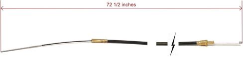 The ROP Shop Lower Shift Cable Kit for Mercury MerCruiser 865436A02, 19543A4, 19543A8 Marine in Saudi Arabia