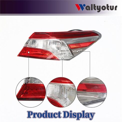 waltyotur Right Passenger Side Tail Lights Brake Lamp Tail Light Red Brake Lamp Replacement for 2018 2019 2020 Camry in Saudi Arabia