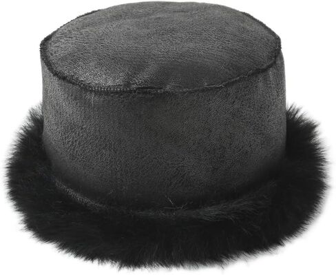Winter Faux Fur Hat Warm Trapper Hat Cossack Russion Style Hat for Women in Saudi Arabia