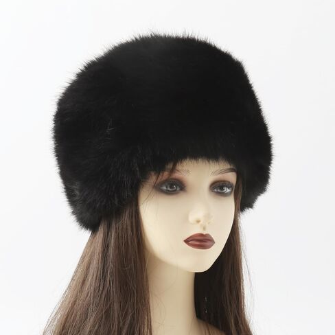 Winter Faux Fur Hat Warm Trapper Hat Cossack Russion Style Hat for Women in Saudi Arabia