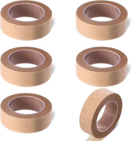 6 Rolls Breathable Nose Tape, Nose Tape for Rhinoplasty Shaping Paper Tape Self Adhesive Micropore Tape First Aid Tape for Wound Injuries Swelling Sports (0.5in x 10 Yd) in Saudi Arabia