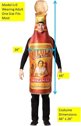 Rasta Imposta Cholula Hot Sauce Men's Costume in Saudi Arabia
