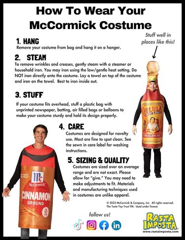 Rasta Imposta Cholula Hot Sauce Men's Costume in Saudi Arabia