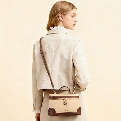 حقيبة كروس MEITRUE للنساء بمقبض علوي صغير وحقيبة كتف جلدية عصرية in Kuwait