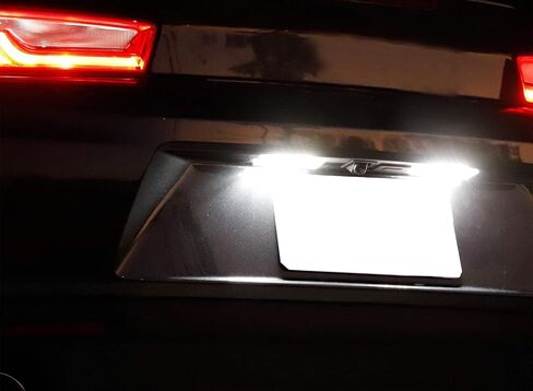 مجموعة إضاءة لوحة ترخيص LED كاملة 3 وات من iJDMTOY OEM-Fit متوافقة مع Hyundai 2010-2015 Tucson، مدعومة بثنائيات LED بيضاء زينون 18-SMD in Saudi Arabia