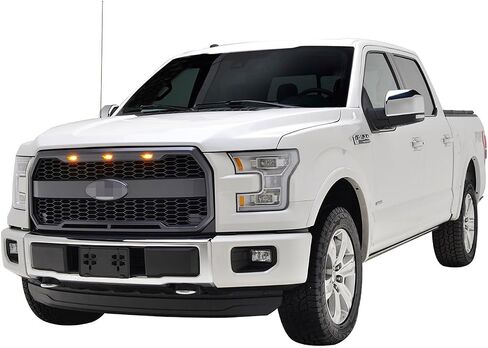 FRONT GRILLE HONEYCOMB MESH GRILL FOR 2015-2017 F150 PICKUP MATTE BLACK in Saudi Arabia