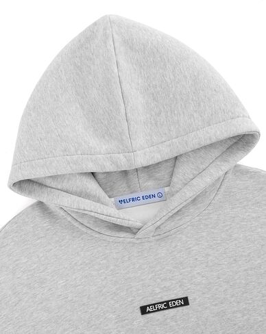 Aelfric Eden Fleece Lined Hoodies For Men Women Oversized Hoodie Casual Hooded Sweatshirts Warm Solid Basic Pullover Tops in Saudi Arabia
