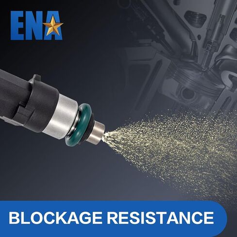 ENA Fuel Injector for FJ474 0280158020 53032701AA XF2EC4B XF2EB4A Compatible with Dodge Jeep Mitsubishi Dakota Durango Nitro Commander Grand Cherokee Liberty Raider V6 3.7L 2004 2005-2012, Set of 6 in Saudi Arabia