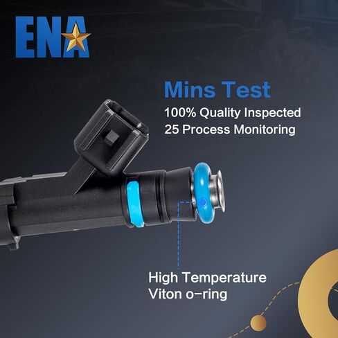 ENA Fuel Injector for FJ474 0280158020 53032701AA XF2EC4B XF2EB4A Compatible with Dodge Jeep Mitsubishi Dakota Durango Nitro Commander Grand Cherokee Liberty Raider V6 3.7L 2004 2005-2012, Set of 6 in Saudi Arabia