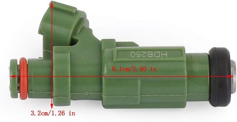 Fuel Injectors Fit For Mitsubishi Lancer 2.0L 2004-2007# HDB250 842-12357 FJ974 4G1867 M1025 16448 1550576 MN128318 in Saudi Arabia