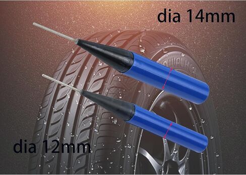 TP-M77 Tire Repair Plug Stem Kit 33 pcs,Wrapped stem: Dia. 1/4" (6 mm) 9 pcs, Dia. 5/16" (8 mm) 9 pcs, Dia. 3/8" (10 mm) 9 pcs, Dia. 1/2" (12 mm) 3 pcs and 9/16" (14 mm) 3 pcs in a Box in Kuwait