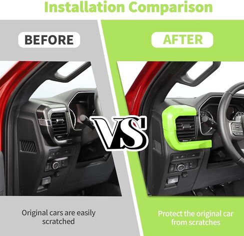 Jimen Compatible with Ford F150 2021-2024, 3PCS Center Console Dash Panel Dashboard Cover Interior Trim Accessories (Black Wood Grain) in Kuwait