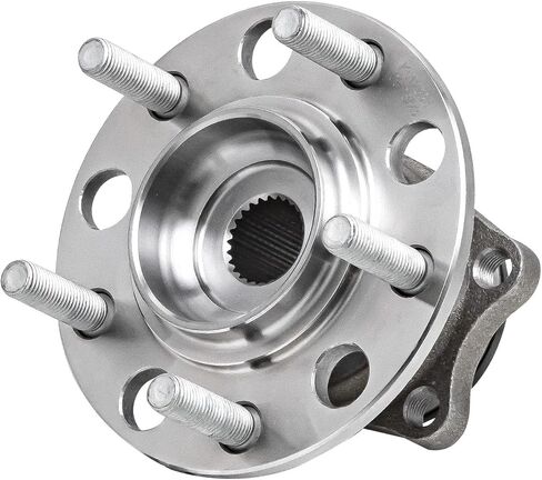 Detroit Axle - AWD Rear Wheel Bearing Hub for 2007-2008 Dodge Caliber, 2007-2017 Jeep Compass Patriot Wheel Bearing and Hub Assembly Replacement in Saudi Arabia