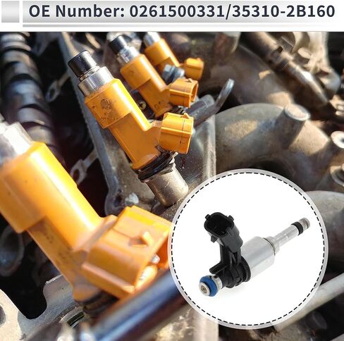 Fuel Injector for Hyundai Tucson 1.6T 2016-2018 Flow Match No.0261500331/35310-2B160 1 Pc in Saudi Arabia