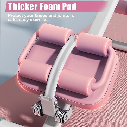Multifunctional Ab Workout Equipment, Adjustable Ab ＆ Sit Up Machine for Stomach Workout, Ab Exercise Bench Crunch Machine for Core Abdomen, Foldable Abdominal Trainer for Home Gym in Saudi Arabia