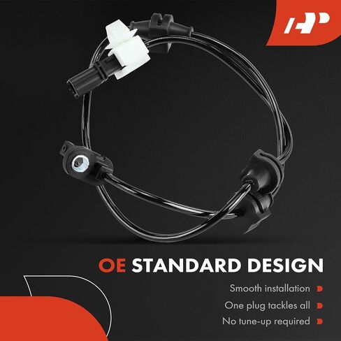 A-Premium Rear Left ABS Wheel Speed Sensor Compatible with [AWD] 2016-2024 Honda Pilot, Ridgeline, Passport & 2014-2016 Acura MDX - Rear Driver Side, Replace# 57475TZ6A02 in Saudi Arabia
