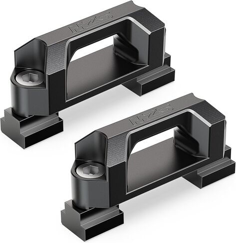 MZS Truck Bed Rail Cleats, Tie Down Anchors T Slot Nuts Compatible with Tacoma Tundra Ram 1500 Gladiator Pickup for Cargo Trailer, Replace PT27835160 PT27835112 PT2780C010 Black, Pack of 6 in Kuwait