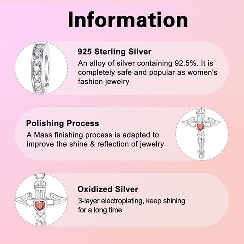 Boy Dangle Charm 925 Sterling Silver Charm Fits Women's Charm Bracelet & Necklace Valentine's Day Mother's Day Jewelry Gifts for Women in Saudi Arabia
