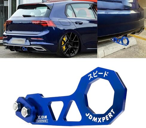 x xotic tech Auto Aluminum JDM Rear Tow Hook Kit Racing Style Trailer Towing Ring Decoration Car Accessories, Universal Fit Car, Truck, SUV, Most Vehicles (Purple) in Saudi Arabia