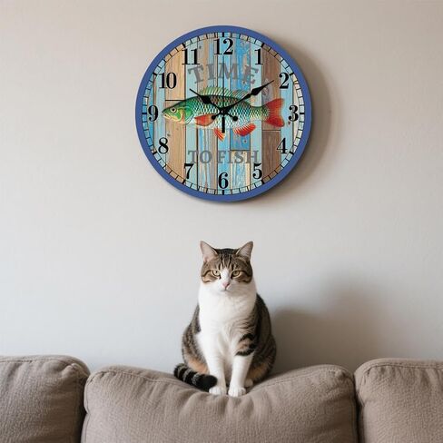 CHGCRAFT Black Islamic Copywriting Pattern Wall Clock 12 Inch Non-Ticking Clocks Round Wall Hanging Clock Battery Operated for Bedroom Living Room Kitchen Office in Saudi Arabia
