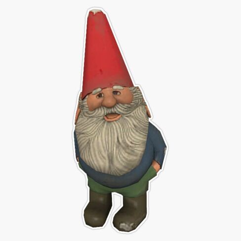 MAGNET Gnome Chompski-L4D2-Wiki-Gamers-Garden Gnome Space Magnetic Vinyl Sticker Decal Magnet 5" in Saudi Arabia