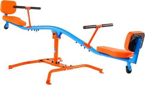 Vevor Geesaw Teeter Totter للأطفال في الهواء الطلق ، وسعة تحميل 100 رطل لكل مقعد ، والجلوس و teeter teeter مع الساقين 4 شرق ، وأجهزة ملعب مع الدوران 360 درجة تدور ل 3 3+ in Kuwait