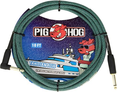 كابل أداة Pig Hog "Candy Apple Red، 10 بوصات. زاوية قائمة in Kuwait