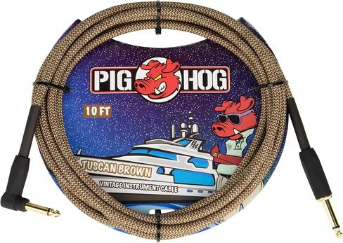 كابل أداة Pig Hog "Candy Apple Red، 10 بوصات. زاوية قائمة in Kuwait