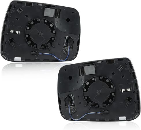 Left Driver + Right Passenger Side Mirror Glass Replacement Compatible with 2019 2020 2021 Dodge Ram 1500 Rear View Side Heated Mirror Replace 68402094AA 68402095AA in Saudi Arabia