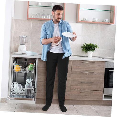 GANAZONO Mens Chef Cargo Pant Kitchen Uniforms Restaurant Work Pants in Saudi Arabia