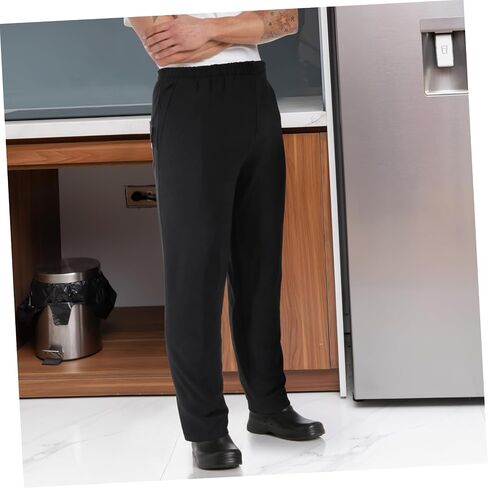 GANAZONO Mens Chef Cargo Pant Kitchen Uniforms Restaurant Work Pants in Saudi Arabia