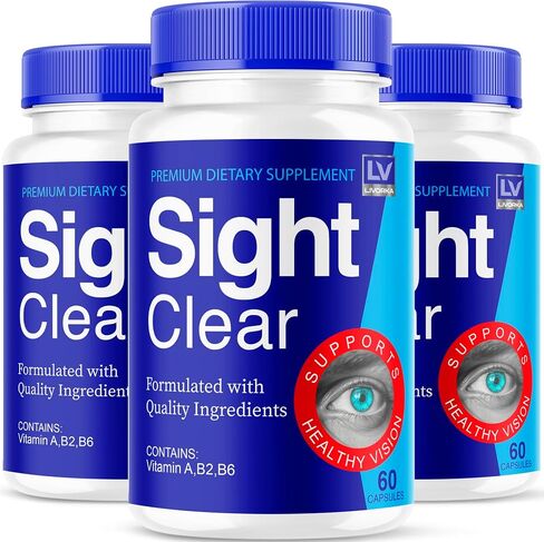 LIVORKA Sight Clear 20/20 Vision Support Supplement For Eyes - 3 Month Supply - Pack Of 3 in Saudi Arabia