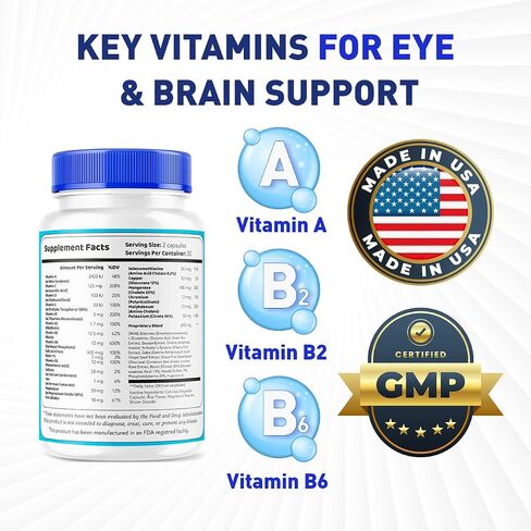 LIVORKA Sight Clear 20/20 Vision Support Supplement For Eyes - 3 Month Supply - Pack Of 3 in Saudi Arabia