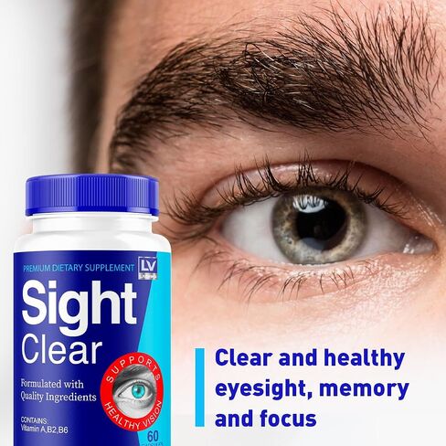 LIVORKA Sight Clear 20/20 Vision Support Supplement For Eyes - 3 Month Supply - Pack Of 3 in Saudi Arabia