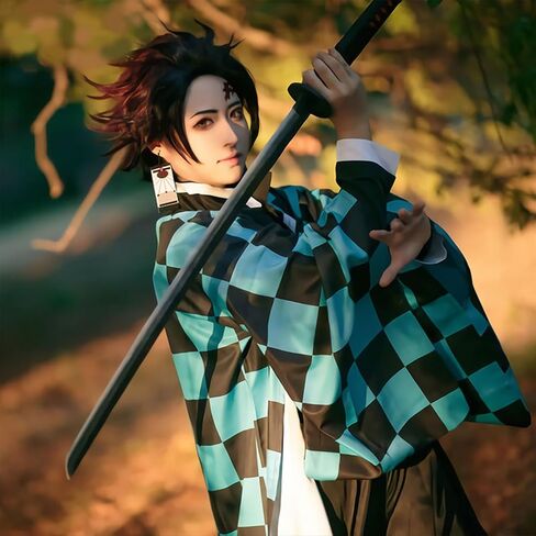 Halloween Anime Cosplay Costume Set for Adults Japanese Kimono Outfit with Necklace Cloak and Earrings in Saudi Arabia