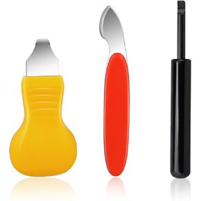 Mozeat Lens 3 PCS Watch Back Removal Tool Pry Watch Back Case Opener Watch Battery Replacement Repair Tool Kit
