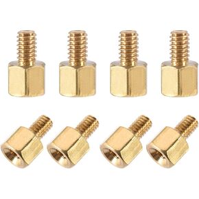 uxcell M2.5x6mm+4mm Male-Female Brass Hex PCB Motherboard Spacer Standoff for FPV Drone Quadcopter, Computer & Circuit Board 50pcs
