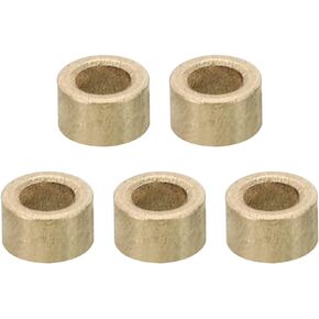 PATIKIL M3 Brass Spacers, 5 Pcs Metal Spacer Brass 3mm ID x 6mm OD x 6mm L Brass Spacers Screw Standoff for 1/8 Inch or M3 Screw