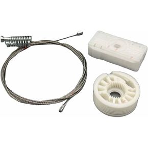EDK Window Regulator Repair Kit Rear Quarter Left Compatible with A4 S4 RS4 2003-2009 8H0 839 397 8H0839397 8H0839397A
