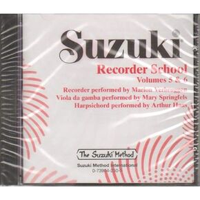 Suzuki Recorder School: 5-6 (Suzuki Recorder School, Vol 5 & 6)