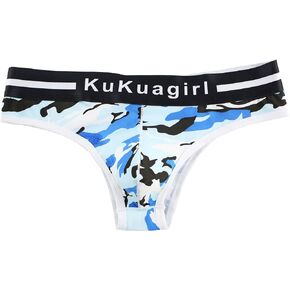 COMLIFE Mens Camo Print Contour Pouch Bikini Briefs Camouflage Underwear