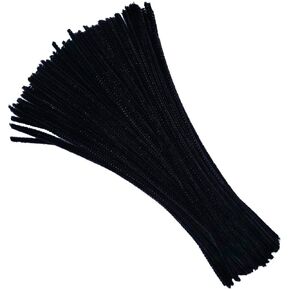 Carykon 100 PCS Fuzzy Chenille Stems Pipe Cleaners for Arts and Crafts (Green)