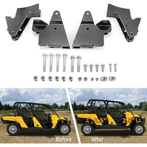 WSays 2.5 Inch Rise Front and Rear Full Lift Kit Compatible with 2011-2020 Can-Am Commander 800/1000 Max Fits X Model with Fox shocks