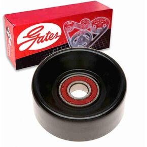 Gates DriveAlign Drive Belt Idler Pulley compatible with Dodge Ram 1500 3.9L 5.2L 5.9L V6 V8 1994-2003