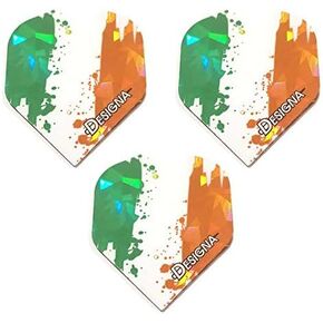 Designa Holographic Ireland Fighting Irish 75 Micron Strong Standard Dart Flights (1 Set)