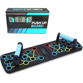 Multi-Functional Solid Push Up Board: Professional Home Workout Equipment for Chest, Arms, and Strength Training By Elevated Endeavors