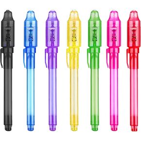 ZUNTENG Invisible Ink Pen, 21Pcs Spy Toy, Invisible Disappearing Ink Pen with UV Light, Fun Activity Entertainment for Secret Message and Kids' Goodies Bags, Toy
